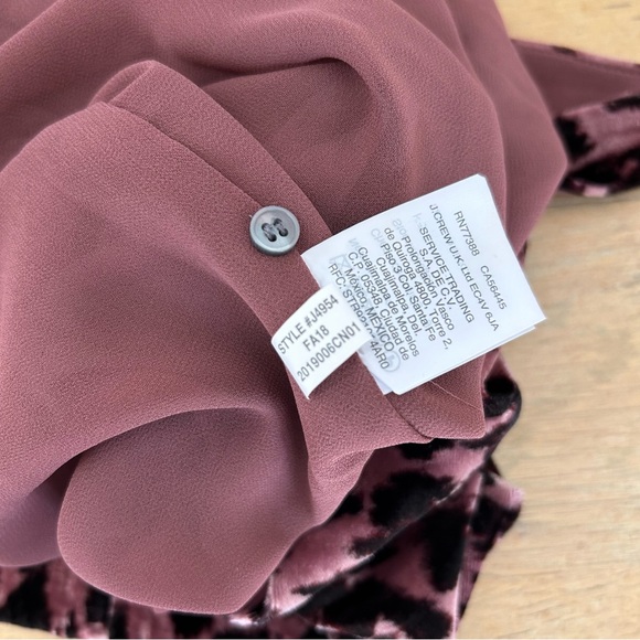 J. Crew Always leopard velvet tank - size 10 - Picture 5 of 5